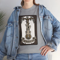 The Hanged Man Tarot Card T-Shirt - Heavy Cotton Classic Fit Tee - Unisex White
