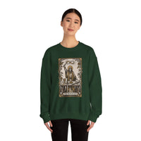 The Magician Tarot Card Sweatshirt - Heavy Blend Fleece Crewneck Pullover - Unisex Warm White