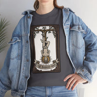 The Hanged Man Tarot Card T-Shirt - Heavy Cotton Classic Fit Tee - Unisex White