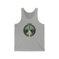 Tiwaz Justice Rune Graphic Tank Top - Lightweight Jersey Retail Fit - Unisex White