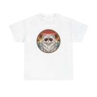 Persian Cool Cats 70s Sunset Aviators T-Shirt - Heavy Cotton Classic Fit Tee - Unisex White