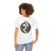 Jera Rune Harvest Reaping T-Shirt - Medium Weight Cotton Classic Fit Tee - Unisex White