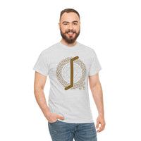 ᛇ Eihwaz Rune Yew World Tree T-Shirt - Heavy Cotton Classic Fit Tee - Unisex White