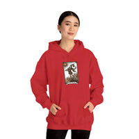 The Fool Tarot Card Hoodie - Heavy Blend Cotton Blend Pullover - Unisex White