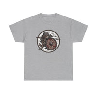 Viking Berserker Dog Shieldmaiden T-Shirt - Heavyweight 100% Cotton Classic Tee - Unisex White