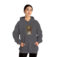 The Sun Tarot Card Hoodie - Heavy Blend Cotton-Poly Fleece Pullover - Unisex White