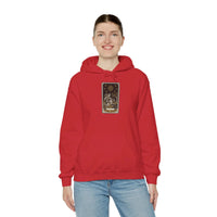 The Star Tarot Card Hoodie - Cozy Heavy Blend Fleece Pullover - Unisex White