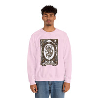 The World Tarot Card Sweatshirt - Heavy Blend Fleece Crewneck - Unisex White