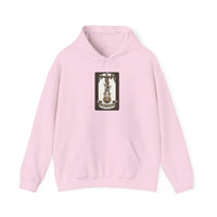 The Hanged Man Tarot Card Hoodie - Heavy Blend Fleece Pullover - Unisex White