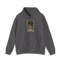 The Star Tarot Card Hoodie - Cozy Heavy Blend Fleece Pullover - Unisex White