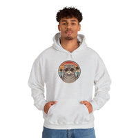 Scottish Fold Cool Cat Aviator Hoodie - Heavy Blend Cotton Poly Fleece - Unisex White