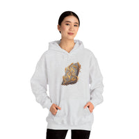 Jera Rune Harvest Wheel Hoodie - Soft Cotton Blend Pullover Hoodie - Unisex White