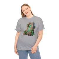 Eihwaz Yew Tree Rune T-Shirt - Heavy 100% Cotton Classic Fit - Unisex White
