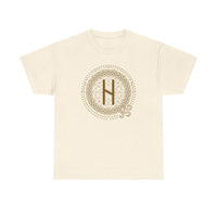 Hagalaz Rune Crushing Change T-Shirt - Heavy Cotton Relaxed Fit Tee - Unisex White