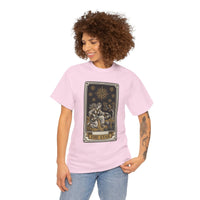 Tarot The Star Card Graphic T-Shirt - Heavy Cotton Classic Fit Tee - Unisex Off White