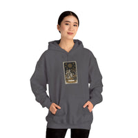 The Star Tarot Card Hoodie - Cozy Heavy Blend Fleece Pullover - Unisex White