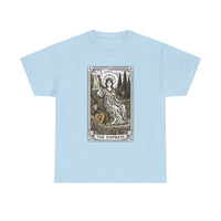 Empress Tarot Card Graphic T-Shirt - Heavy Cotton Classic Fit Tee - Unisex White