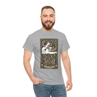 Judgement Angel Graphic T-Shirt - Heavy Cotton Classic Fit Tee - Unisex White