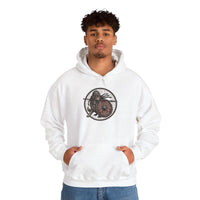Shieldmaiden Viking Berserker Dog Hoodie - Heavy Blend Cotton Poly Pullover - Unisex White