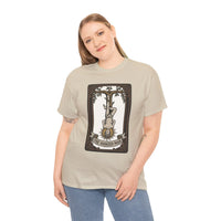 The Hanged Man Tarot Card T-Shirt - Heavy Cotton Classic Fit Tee - Unisex White