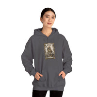 The Magician Tarot Card Hoodie - Cozy Fleece Pullover - Unisex White