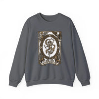 The World Tarot Card Sweatshirt - Heavy Blend Fleece Crewneck - Unisex White