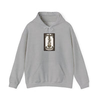 The Hanged Man Tarot Card Hoodie - Heavy Blend Fleece Pullover - Unisex White