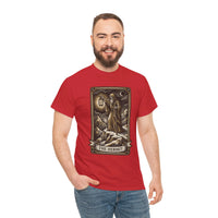 The Hermit Tarot T-Shirt - Medium Weight Cotton Classic Tee - Unisex White