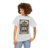 The Emperor Tarot Card T-Shirt - Heavy Cotton Classic Fit - Unisex White