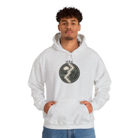 Jera Harvest Rune Graphic Hoodie - Heavy Blend Fleece Pullover - Unisex White