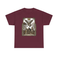 The Lovers Tarot Card Graphic T-Shirt - Heavy Cotton Classic Fit Tee - Unisex White