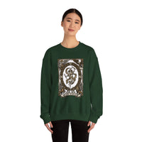 The World Tarot Card Sweatshirt - Heavy Blend Fleece Crewneck - Unisex White