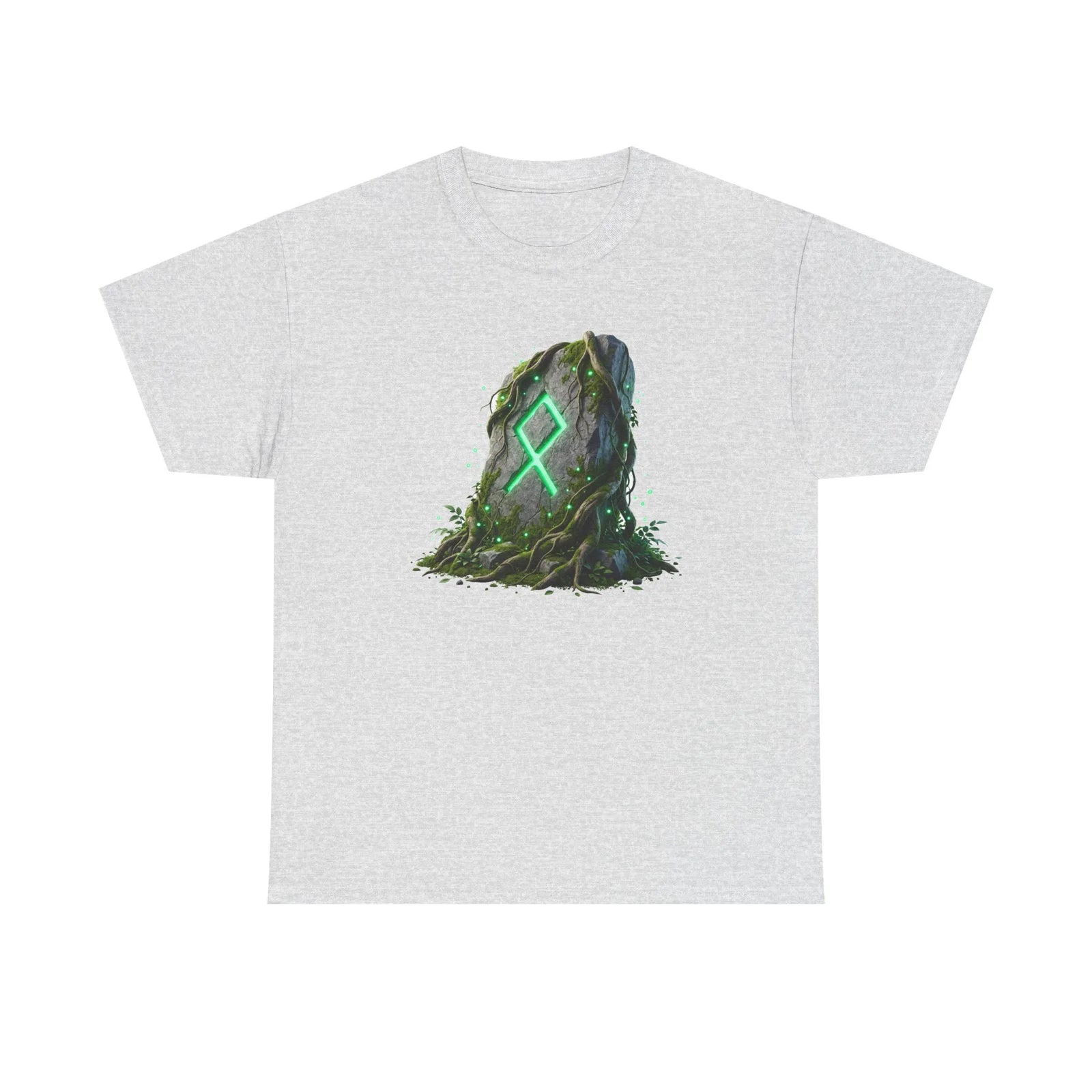 Othala Rune Ancestral Home T-Shirt - Heavy Cotton Classic Fit Tee - Unisex White