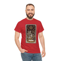 Tarot The Star Card Graphic T-Shirt - Heavy Cotton Classic Fit Tee - Unisex Off White
