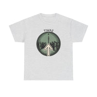 Tiwaz Rune Graphic T-Shirt - Heavy Cotton Classic Fit Tee - Unisex White