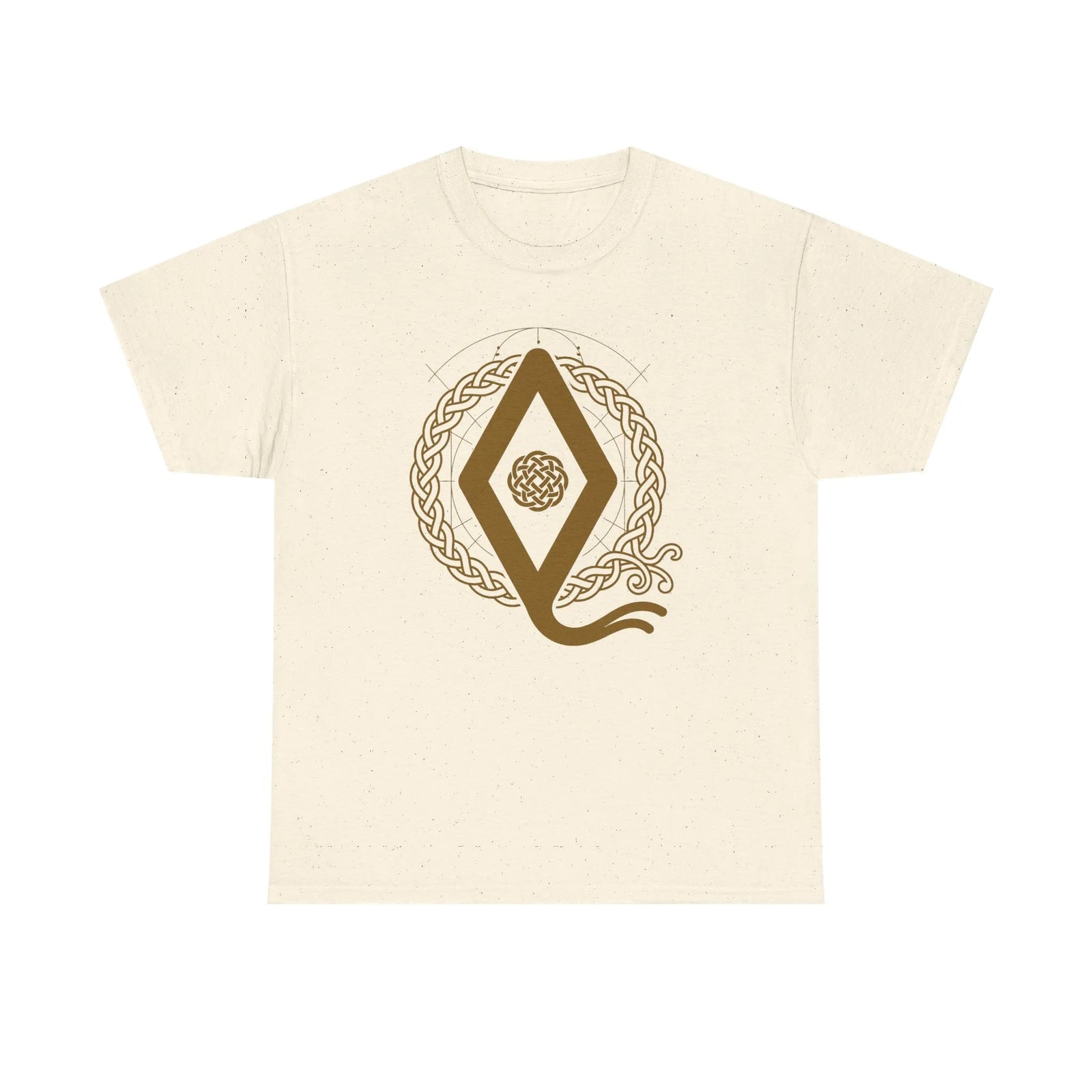 Ingwaz Rune Seed & Potential T-Shirt - Heavy Cotton Classic Fit Tee - Unisex White