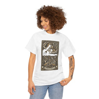 Judgement Angel Graphic T-Shirt - Heavy Cotton Classic Fit Tee - Unisex White