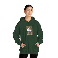 Judgement Tarot Card Graphic Hoodie - Heavyweight Cotton Blend Pullover - Unisex White