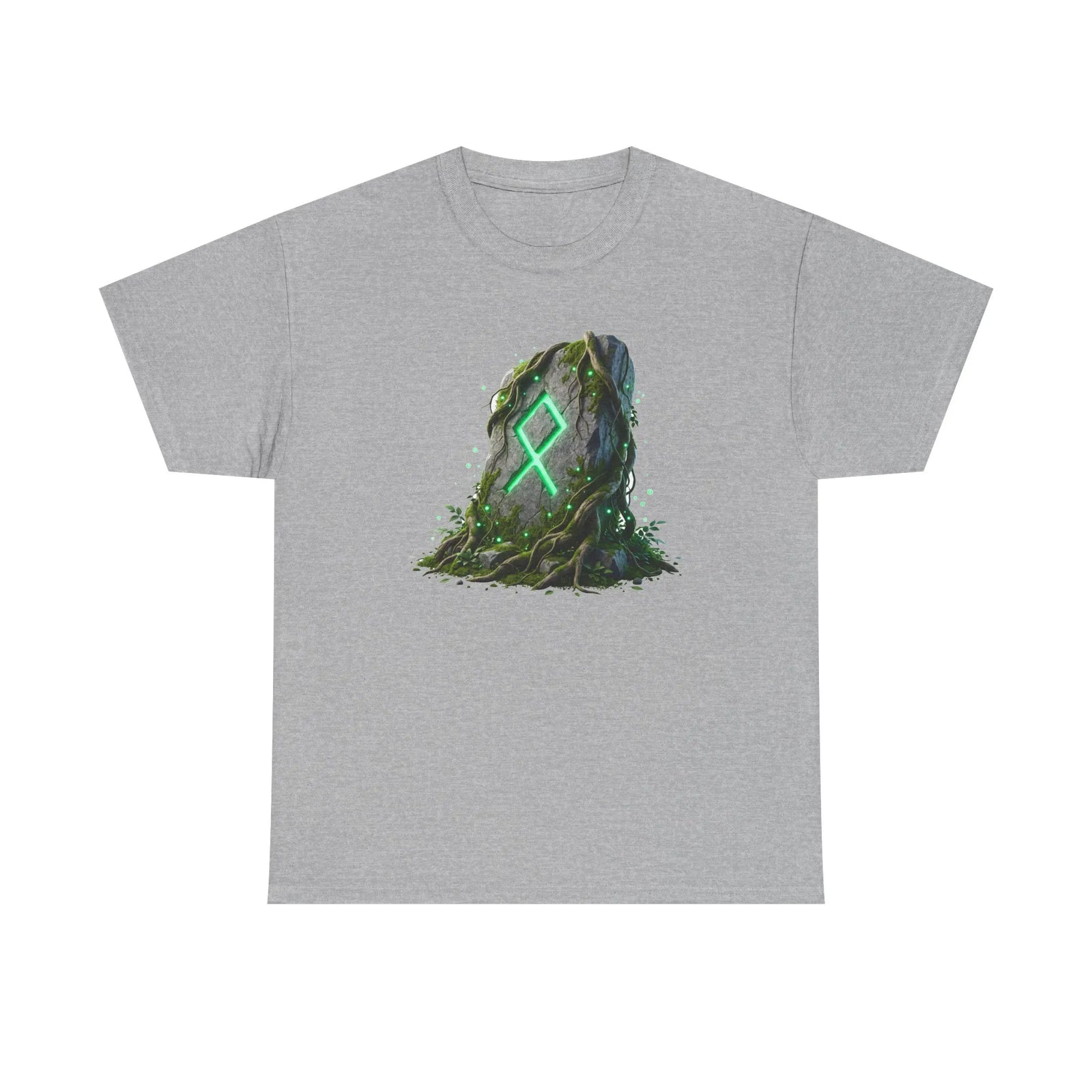 Othala Rune Ancestral Home T-Shirt - Heavy Cotton Classic Fit Tee - Unisex White
