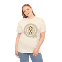 Othala Rune Inheritance T-Shirt - Heavy Cotton Classic Fit Tee - Unisex White