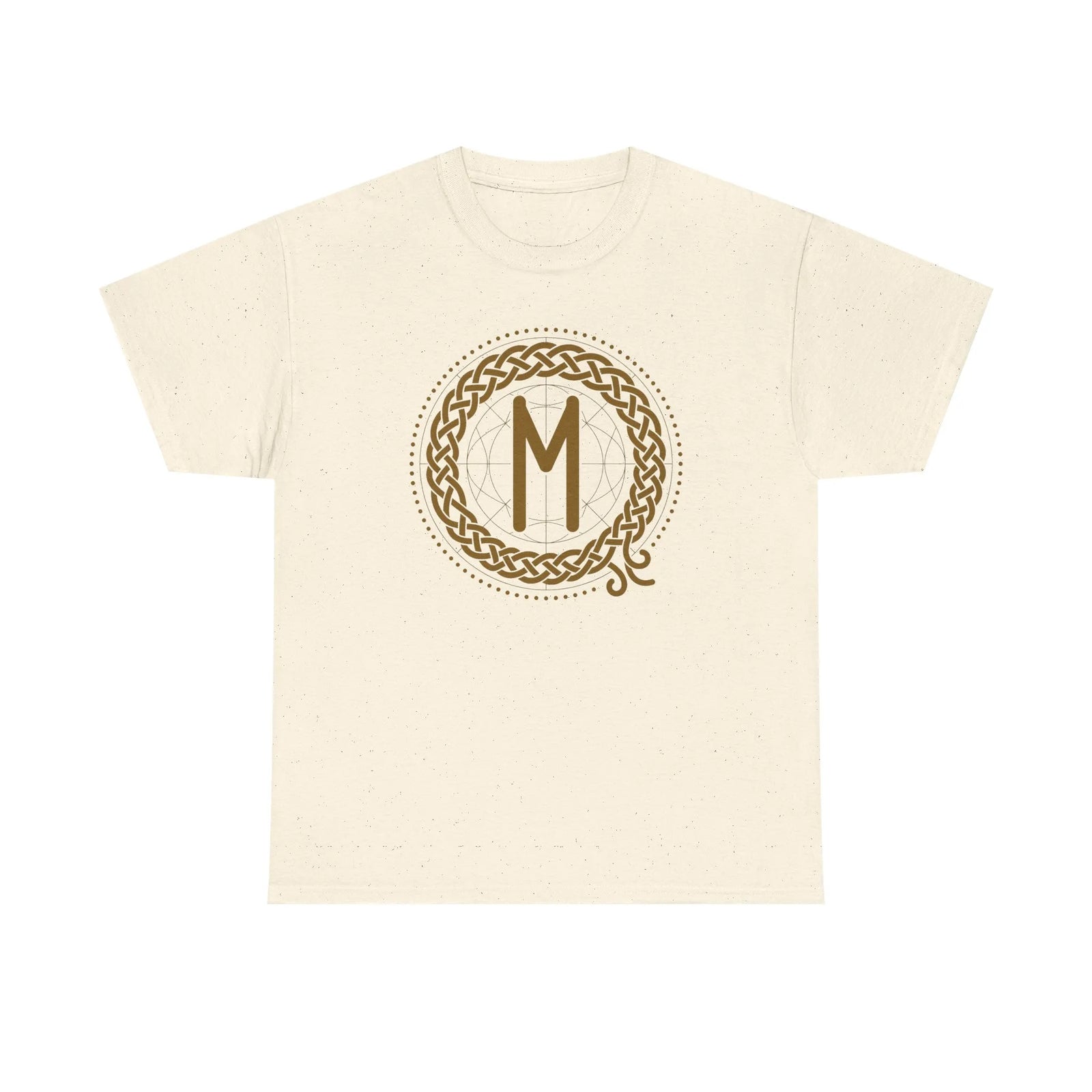 Ehwaz Rune Divine Twins T-Shirt - Heavyweight Cotton Classic Fit - Unisex White