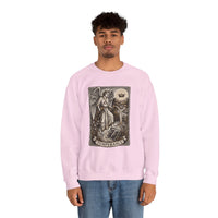 Temperance Tarot Card Angel Sweatshirt - Heavy Blend Fleece Crewneck - Unisex White