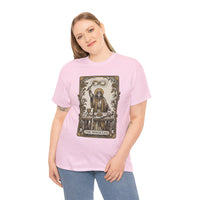The Magician Tarot Card T-Shirt - Heavyweight 100% Cotton Classic Tee - Unisex White