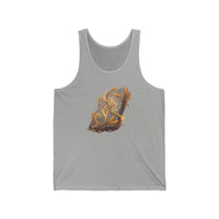 Jera Rune Wheat Graphic Tank Top - Soft Lightweight Retail Fit - Unisex Athletic Heather