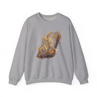 Jera Rune Harvest Graphic Sweatshirt - Heavy Blend Cotton Polyester Crewneck - Unisex White