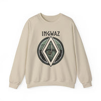 Ingwaz Rune Seed Potential Sweatshirt - Classic Fit Heavy Blend Crewneck - Unisex Ash