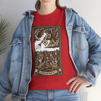 Judgement Angel Graphic T-Shirt - Heavy Cotton Classic Fit Tee - Unisex White
