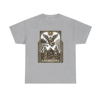 The Lovers Tarot Card Graphic T-Shirt - Heavy Cotton Classic Fit Tee - Unisex White