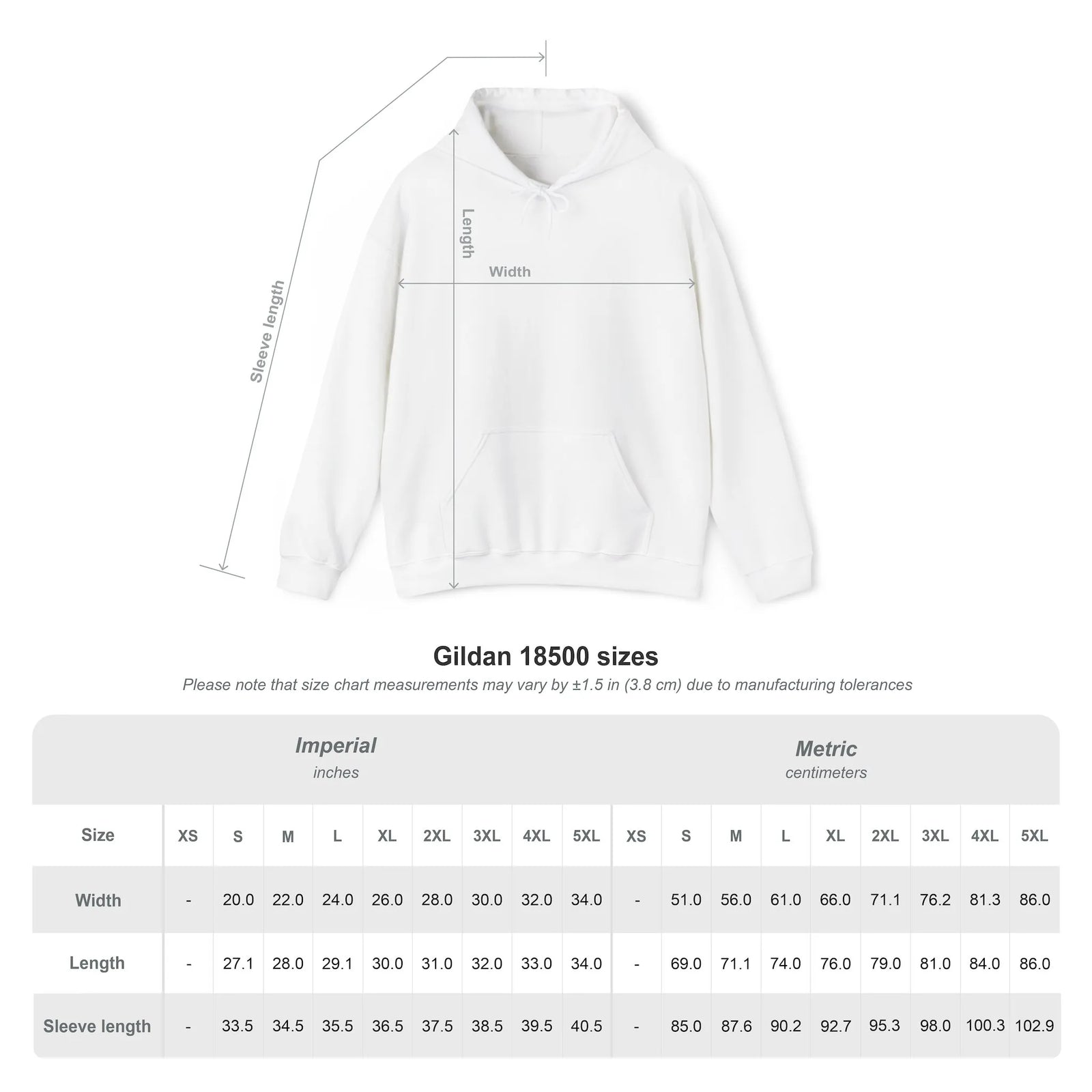Ansuz Rune Norse Wisdom Graphic Hoodie - Heavy Blend Cotton-Poly Pullover - Unisex White