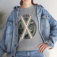 Gebo Rune Nordic Symbol Graphic T-Shirt - Heavy Cotton Classic Fit Tee - Unisex White